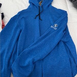 FootJoy Blue pull over Sweatshirt w/ hoodie